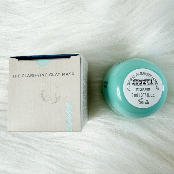 182.🎲 One Jar of Tatcha Clarifying Clay Mask (mini) Made in Japan NEW IN BOX - Picture 5 of 10